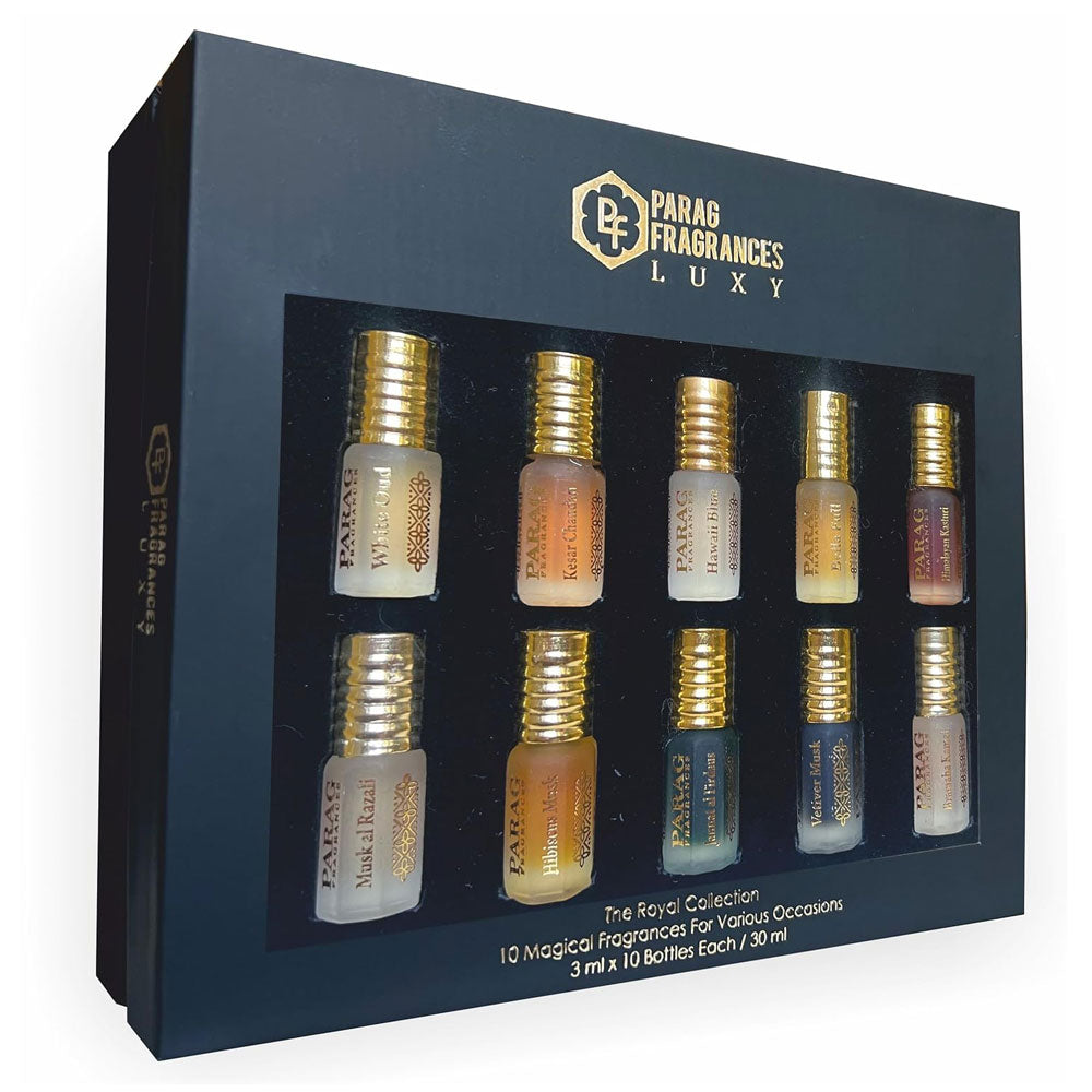 10-in-1 Attars Royal Collection Long-Lasting Fragrance