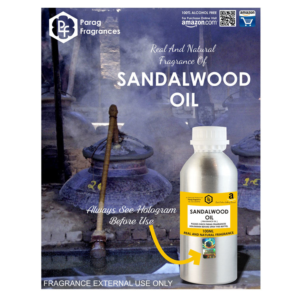 PURE SANDALWOOD OIL ATTAR 100 ML – Parag Fragrances official