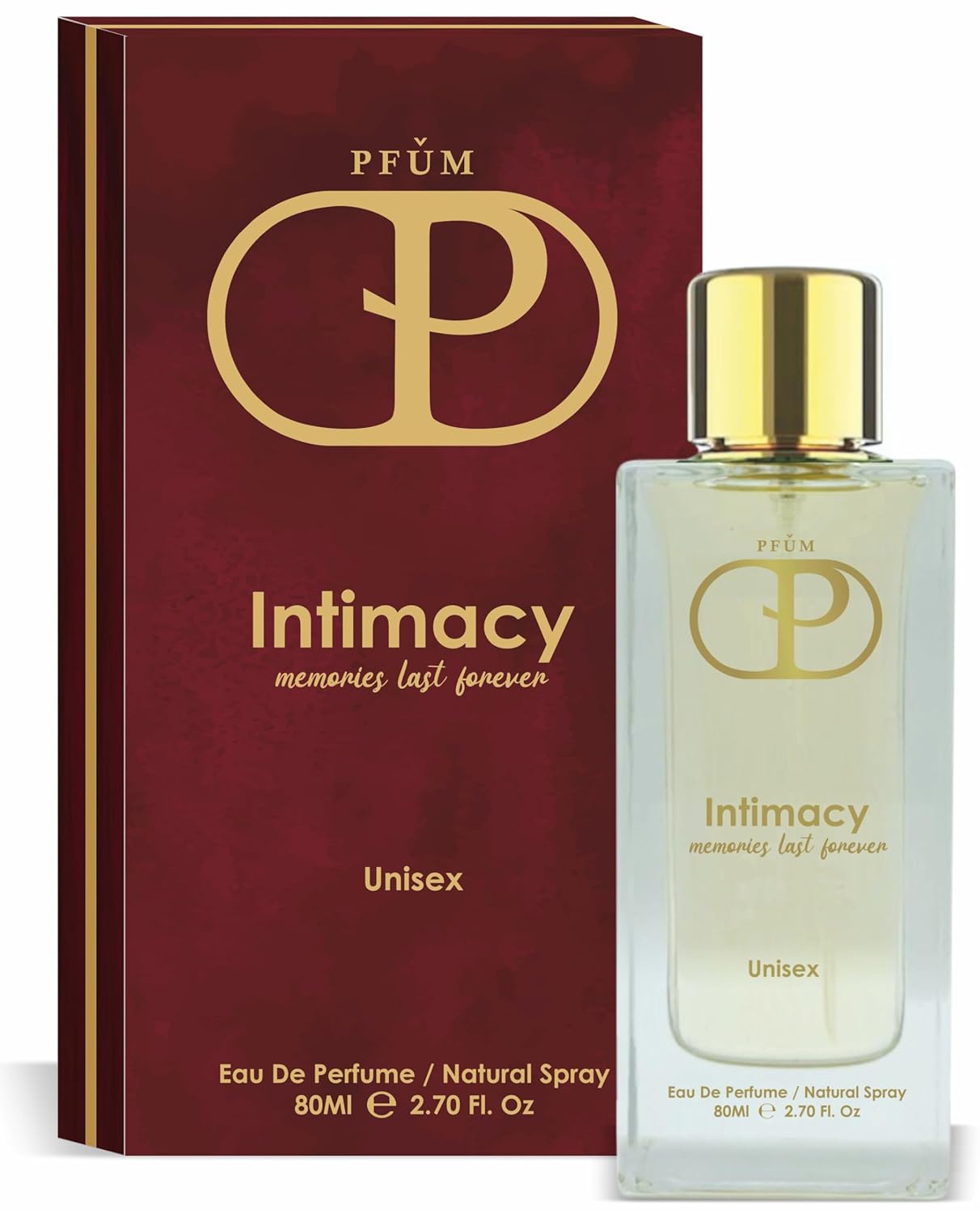 PFUM Intimacy Eau De Perfume For Men Women 80ml Extreme Long Lasting Perfume For Party Club For Men Women, Girls Ladies/Luxury Eau De