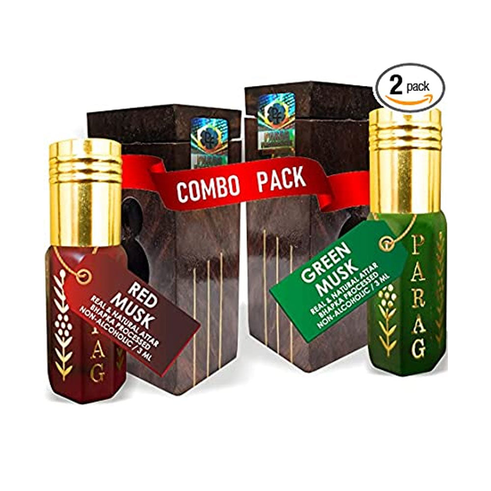 Parag Fragrances Floral Musk Attar (Crystal Series) - 1 Tola / 12ml, Natural Distilled, Alcohol-Free, Long Lasting Perfume Oil - View #3