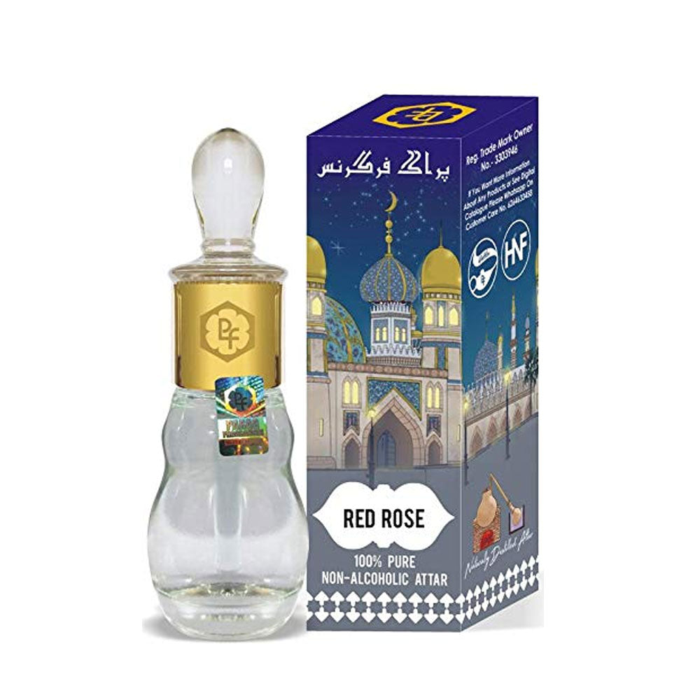 Parag Fragrances Rose Water Attar – 1 Tola / 12ml Crystal Series – Limited Time Offer | Natural, Alcohol-Free, Long-Lasting Perfume Oil