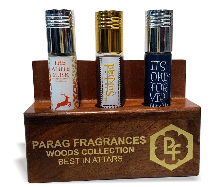 6ML WOODS GIFT SET OF 3 BEST ATTARS