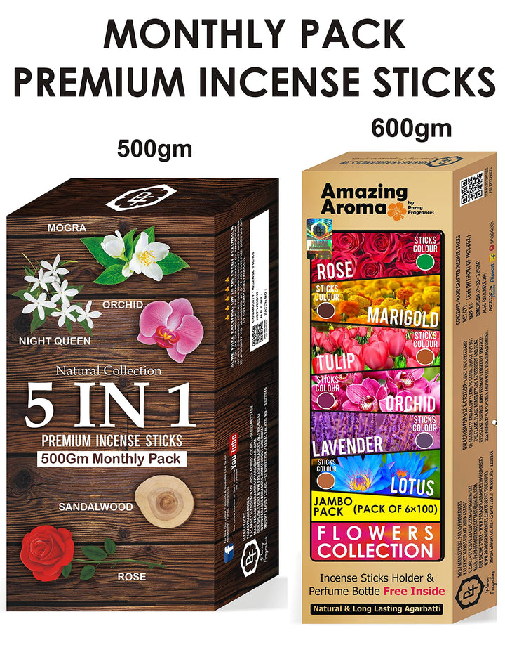 Sandalwood 3-in-1 Agarbatti | Mysore, Australian, Malayagiri