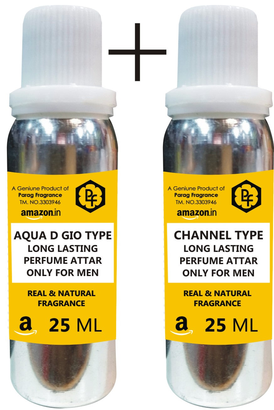 AQUA D GIO TYPE AND CHANNEL TYPE 25 ML EACH