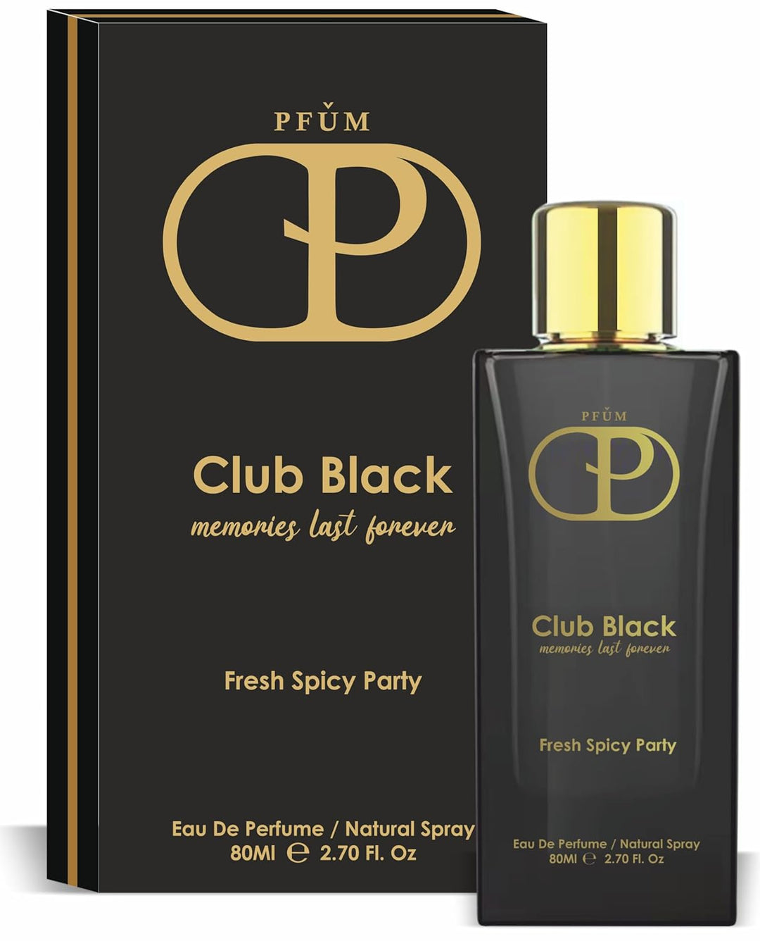Mens Fragrance Fresh Spicy Perfume PFUM Club Black Men Eau De
