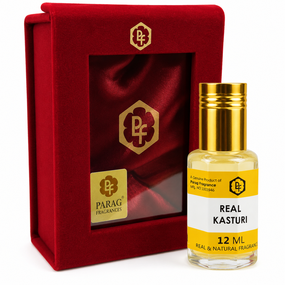 Parag Fragrances Real Kasturi Attar 12ml Premium & Gift pack
