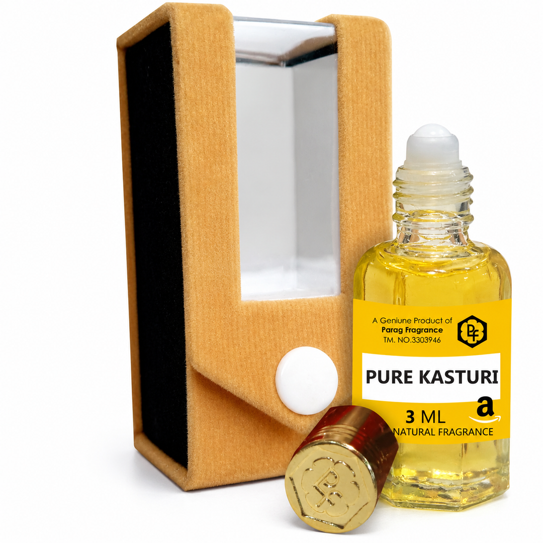 Parag Fragrances Pure Series Kasturi Purest Attar - 3 Ml