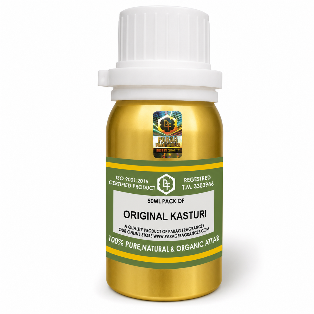 Original Kasturi Attar 50ml | Alcohol-Free | Long Lasting