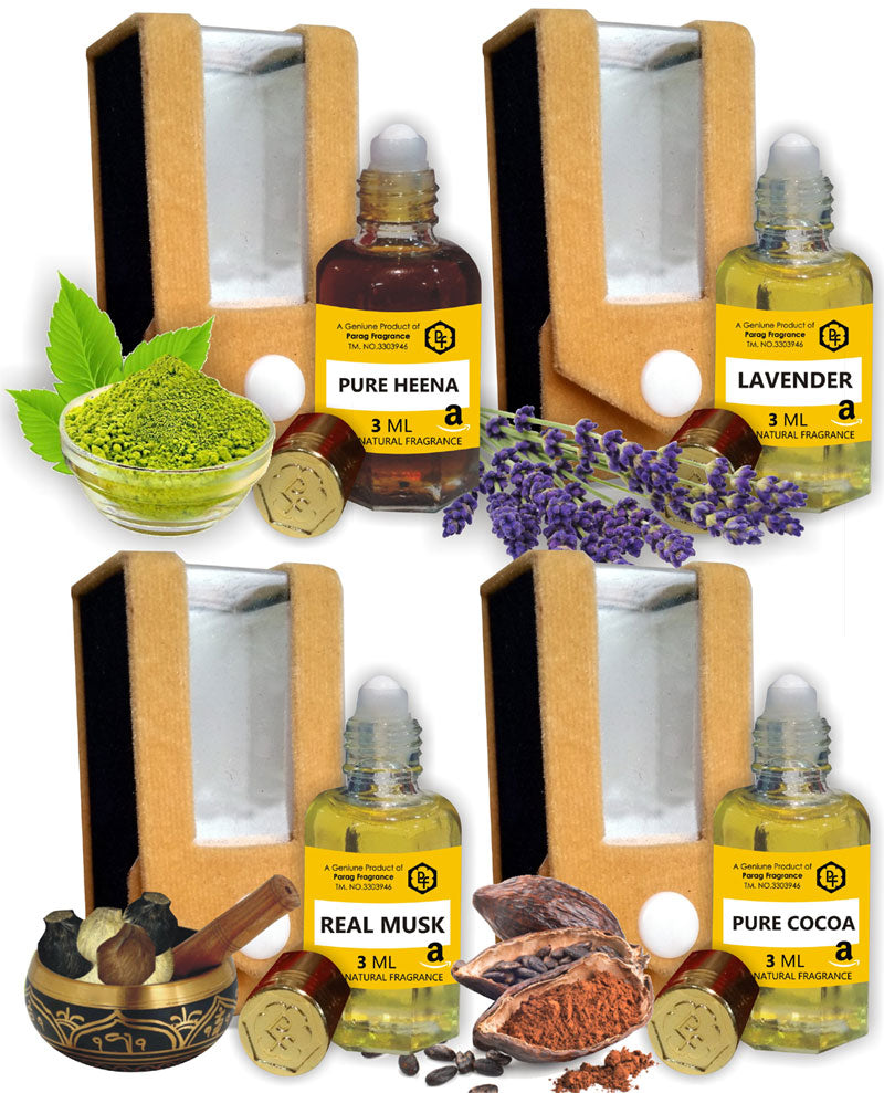LAVENDER HEENA MUSK AND COCOA 3ML ATTAR