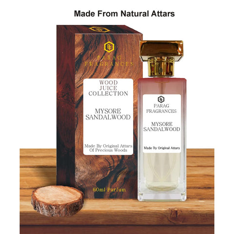 Mysore Sandalwood Perfume 60ml Classic Woody Scent – Parag