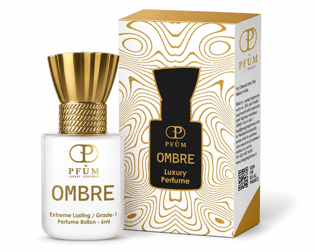 Parag Fragrances PFUM Ombre Luxury Perfume Roll On 6 ml for Men, Extreme Lasting Grade-1 Fragrance