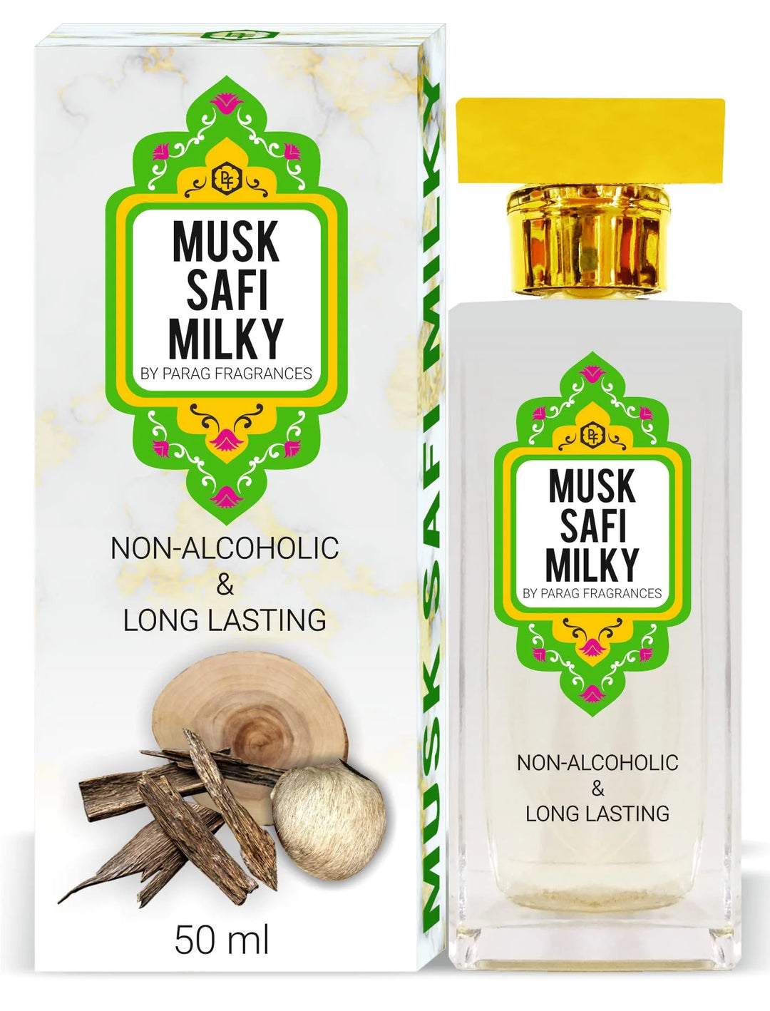 Parag Fragrances Musk Safa Milky Alcohol Free Perfume Spray / 0% Alcohol & Extreme Long Lasting